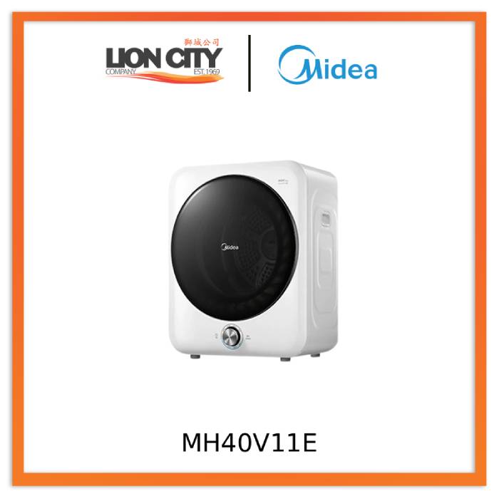 Midea MH40V11E 4KG Small Drum Dryer Direct Exhaust Automatic Dehumidifier