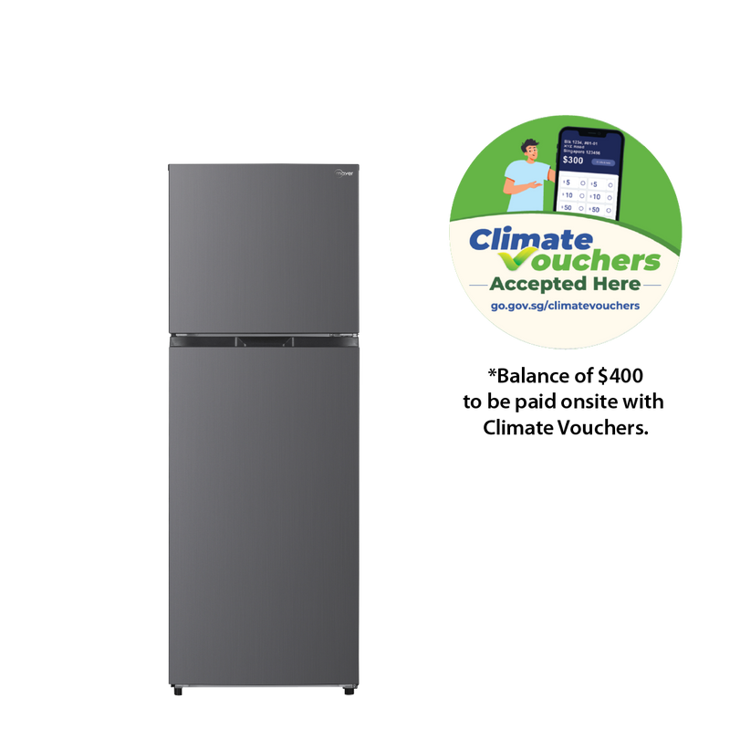 Mayer 334L 2-Door Top Mount Freezer Fridge MMFT350MG