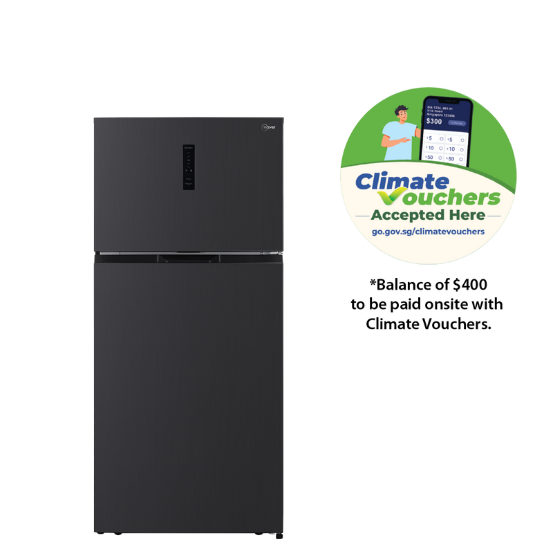 Mayer 480L 2-Door Top Mount Freezer Fridge MMFT450MG