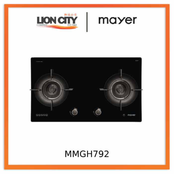Mayer MMGH792HE 76cm 2 Burner Gas Hob