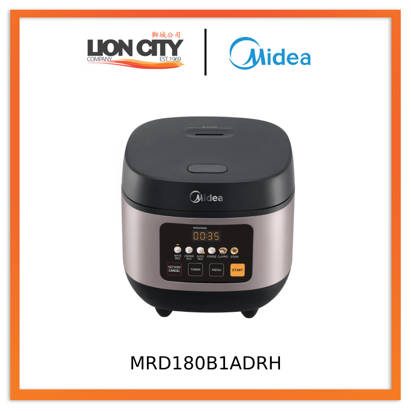 MIDEA MRD180B1ADRH 1.8L Rice Cooker