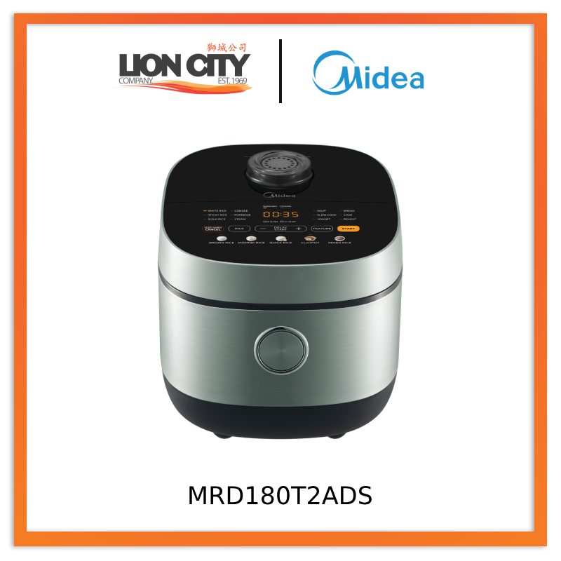 MIDEA MRD180T2ADS 1.8L Rice Cooker