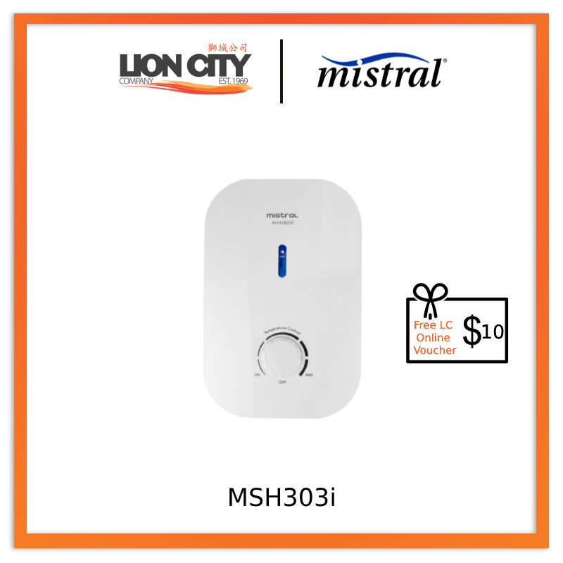 Mistral MSH303i Instant Shower Heater
