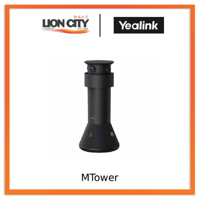 Yealink MTower Add-On Intelligent Center-View Camera "Contact for Price"