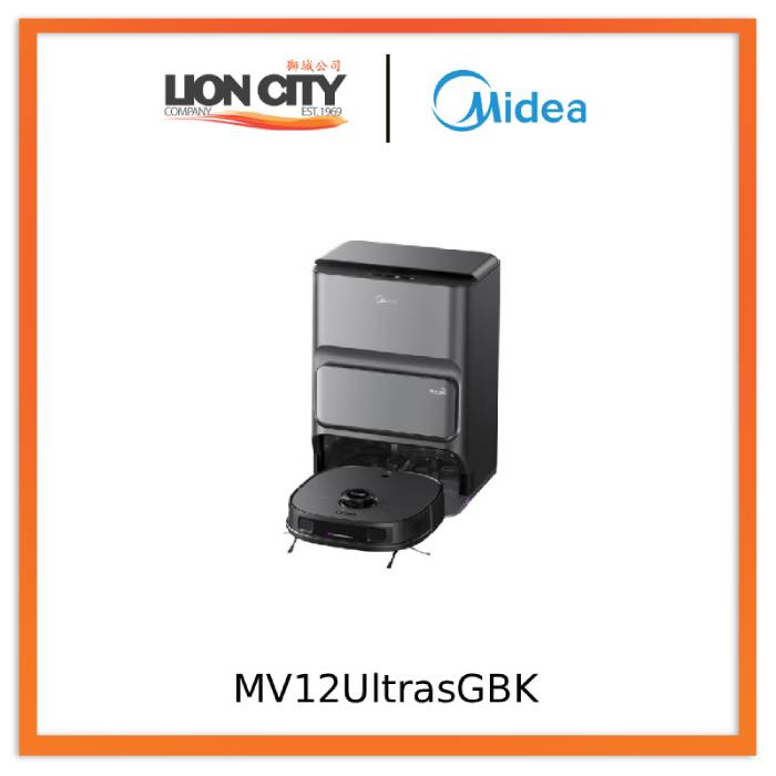 Midea MV12UltrasGBK Robotic Vacuum Cleaner V12