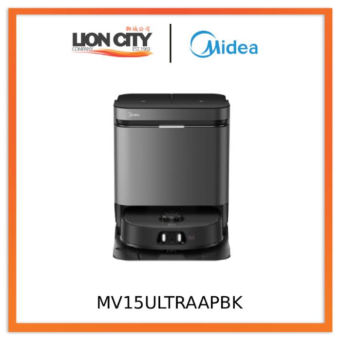Midea MV15ULTRAAPBK Robot Vacuum Cleaner