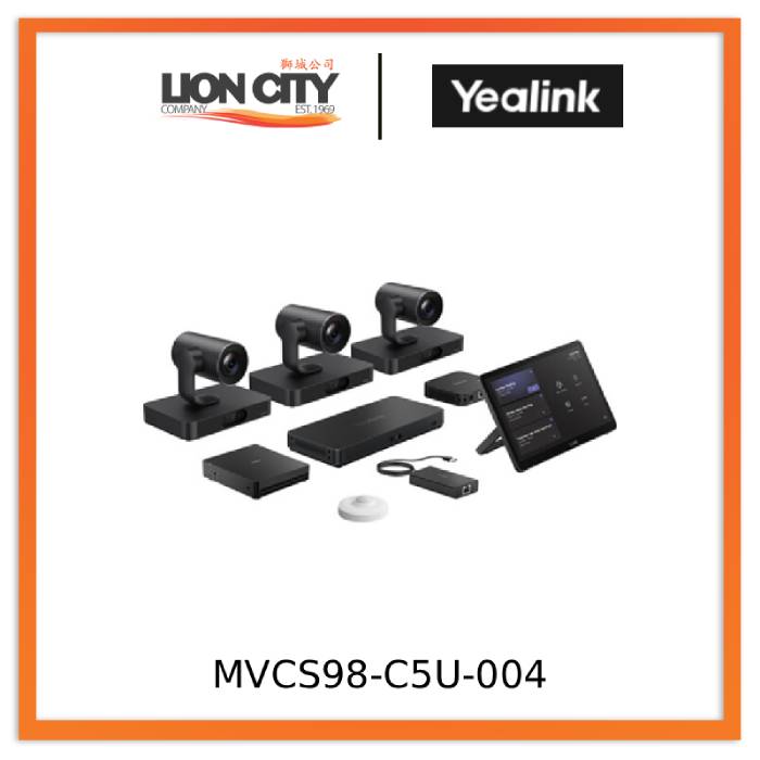 Yealink MVC S98-C5U-004 Teams Room System for Extra-Large Rooms "Contact for Price"