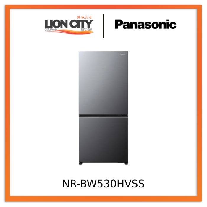 Panasonic NR-BW530HVSS 505L Prime+ 2-Door Fridge