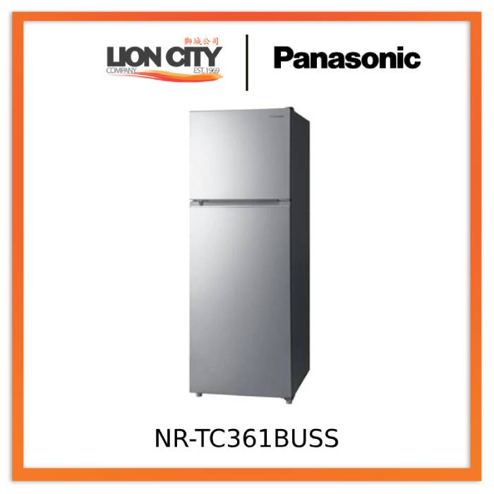 Panasonic NR-TC361BUSS 348L 2-Door Fridge