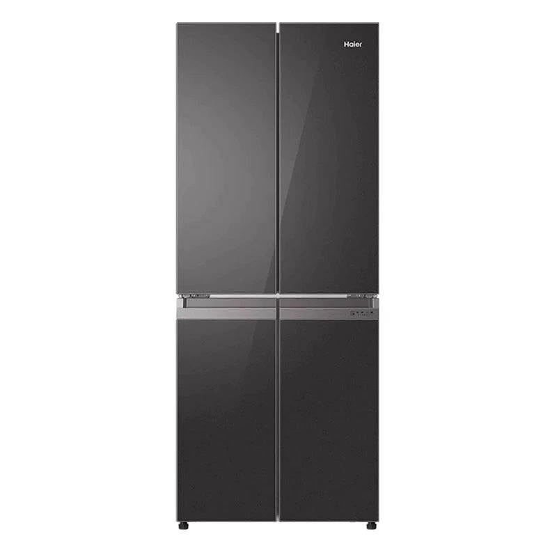 Haier BCD-406WLHTDEDSLU1 406L Cross Four-Door Inverter Refrigerator with Air-Cooled Crystal Glass Finish