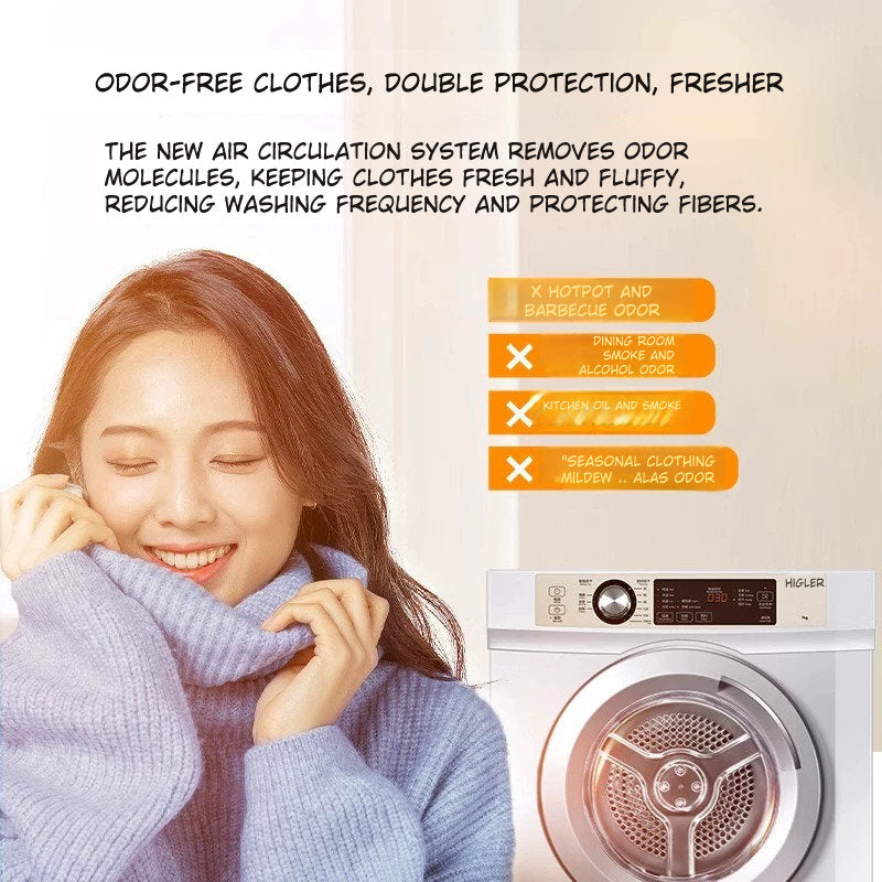 Haier EGDZE7F 7kg Front Load Automatic Tumble Dryer for Quick Drying Clothes