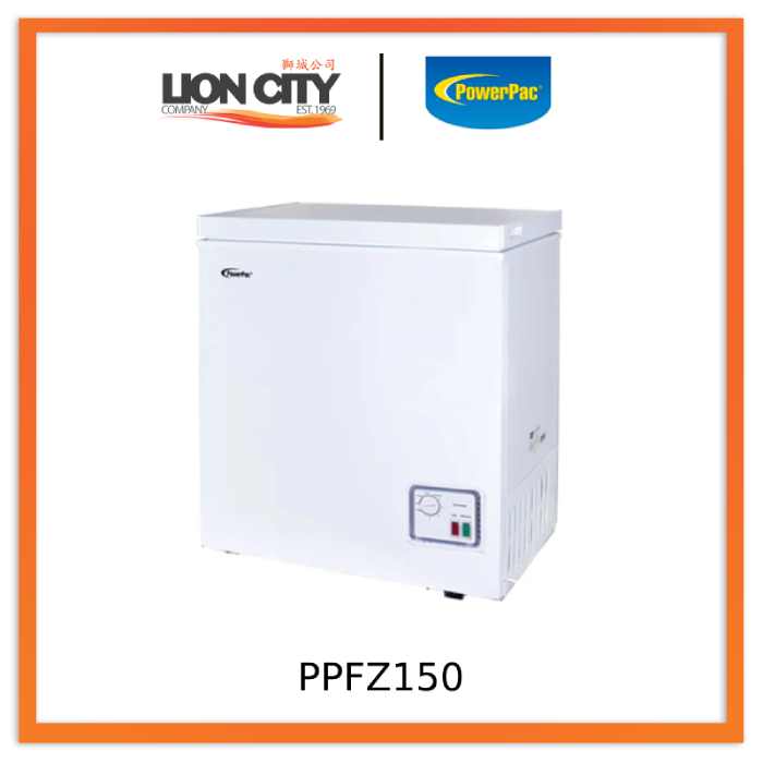 PowerPac PPFZ150 150L Chest Freezer - Lion City Company