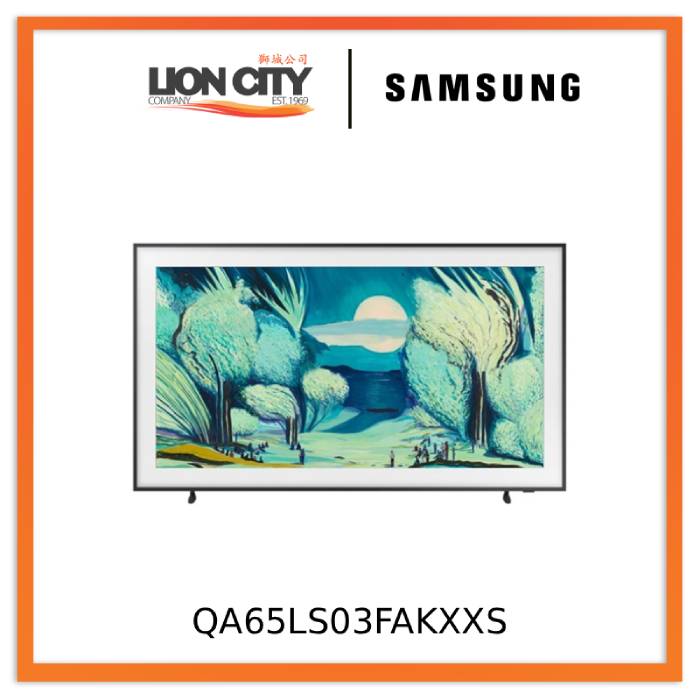 Samsung QA65LS03FAKXXS 65" The Frame Ls03f Qled 4k Smart Tv / Free Brown Bezel