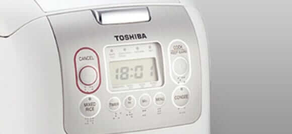 Toshiba 1.0L RC-10NMFEIS Electric Rice Cooker - White