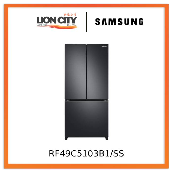Samsung RF49C5103B1/SS 550L 3-Door Fridge