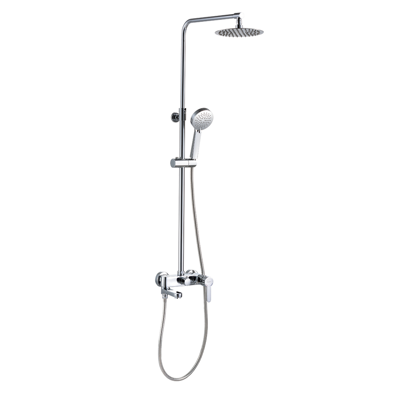 Rubine RSC-INOX-R8-3361R2-AF Rainshower Column Chrome
