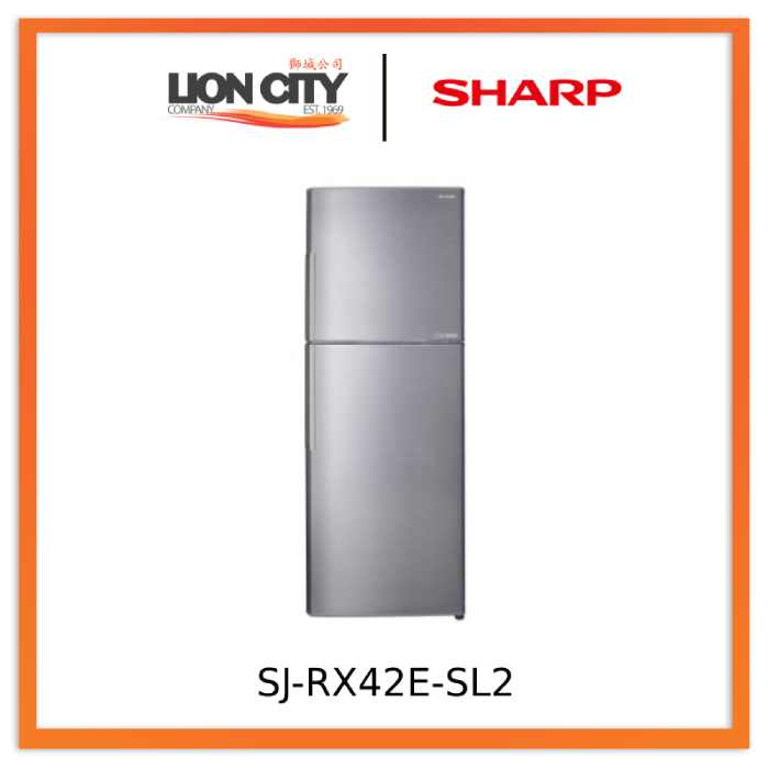 Sharp SJ-RX42E-SL2 315L J-Tech Inverter 2 Door Refrigerator - Lion City Company