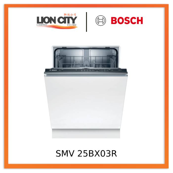 Bosch SMV25BX03R Series 2 Fully-Integrated Dishwasher 60 cm