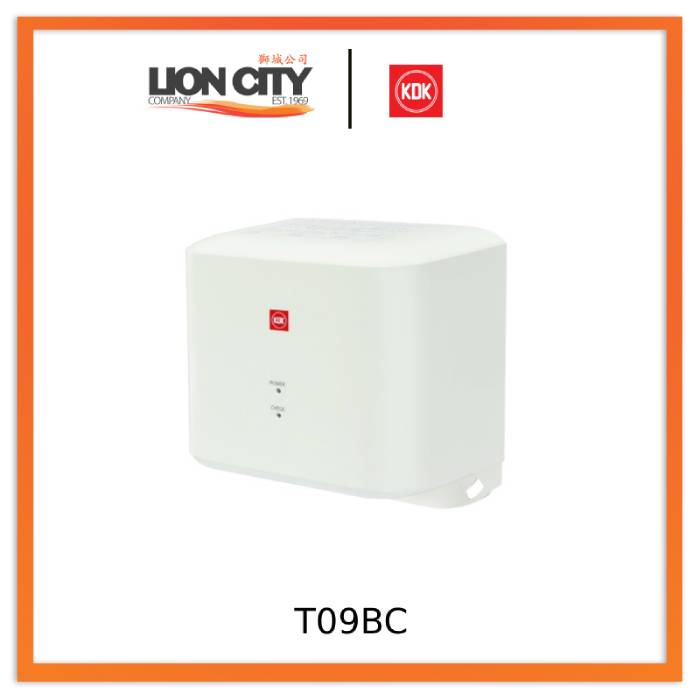 KDK T09BC Hand Dryer W/o Drain Pan