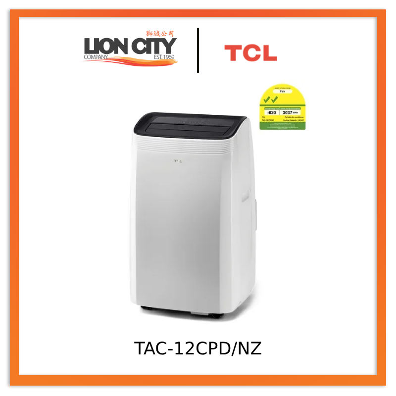 TCL TAC-12CPD/NZ Portable Air Conditioner (12,000BTU)