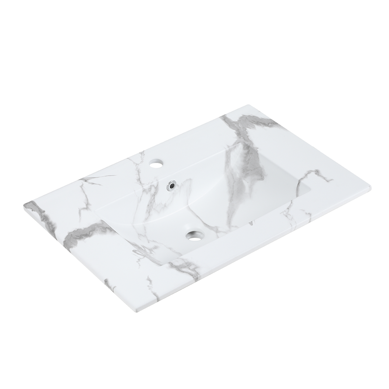 Rubine TOP 70M-VW 70.5cm Insert Top Ceramic Basin Stone Design