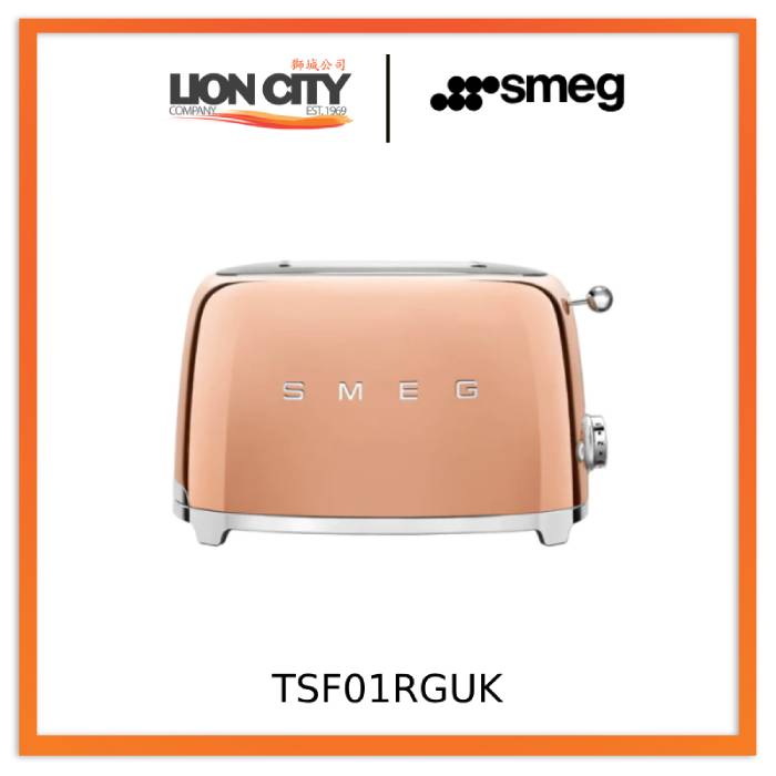 Smeg TSF01SSUK/RGUK Toaster 50's Style