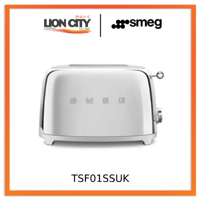 Smeg TSF01SSUK/RGUK Toaster 50's Style