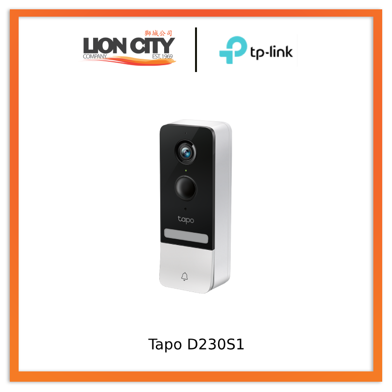 TP-Link D230S1 Smart Video Doorbell Camera Kit