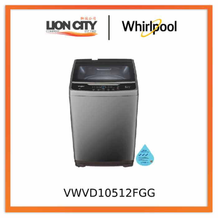 Whirlpool VWVD10512FGG StainClean VA 10.5KG,SILVER