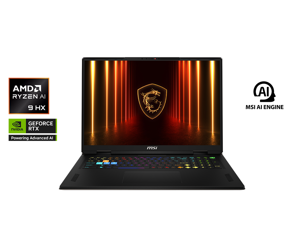 Vector A18 HX A9WHG-099SG 18" QHD+ 240Hz Gaming Laptop AMD Ryzen 9 32GB 1TB