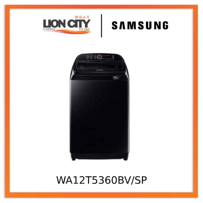 Samsung WA12T5360BV/SP 12kg Top Load Washing Machine with Wobble™, 3 Ticks
