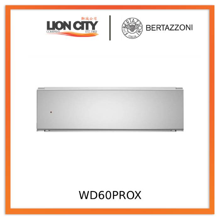 Bertazzoni Professional Series WD60PROX/N Built In Warming Drawer - Stainless Steel