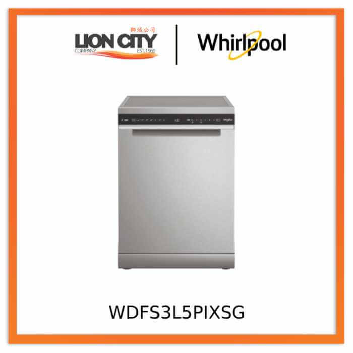 Whirlpool WDFS3L5PIXSG, Inox, Dishwasher, 15 PS