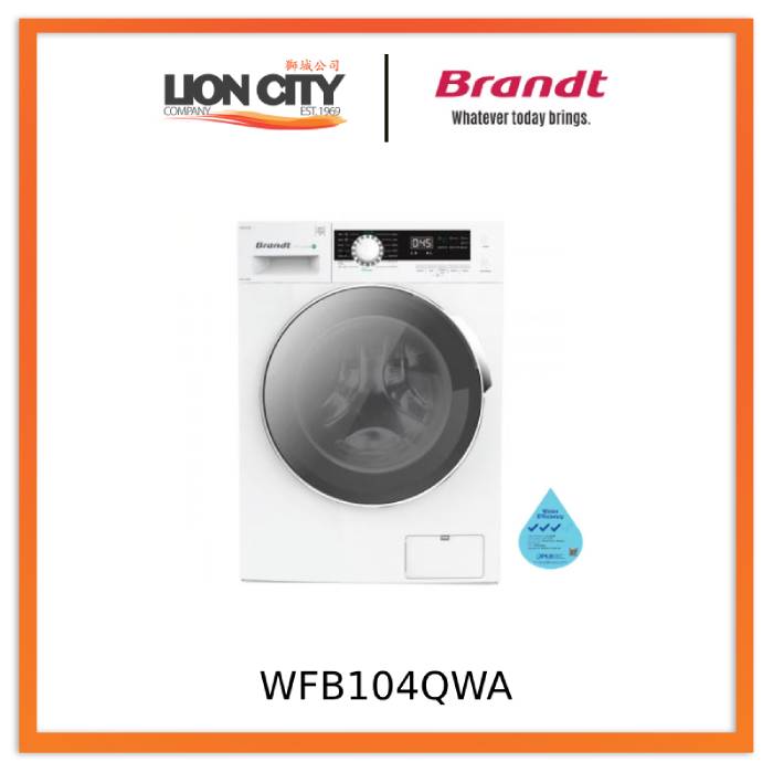 Brandt WFB104QWA Front Load Washing Machine - White