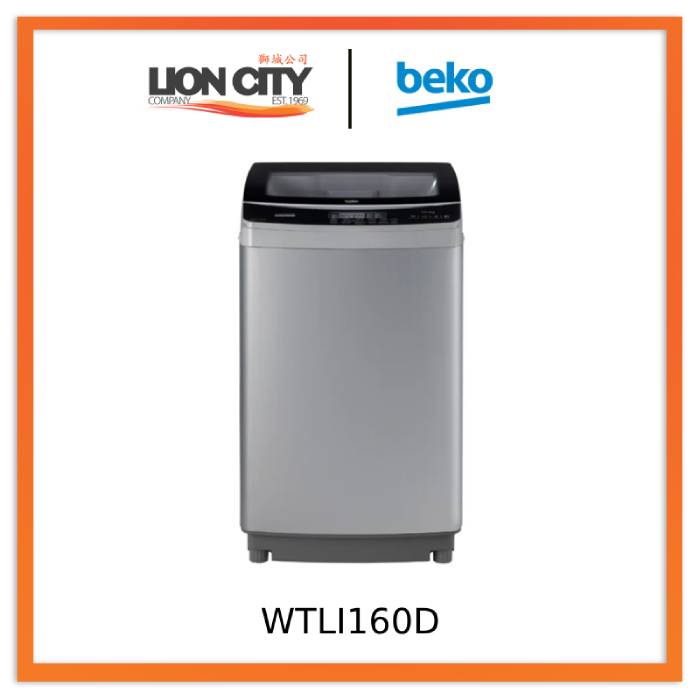 Beko WTLI160D 16kg Top Load Washer