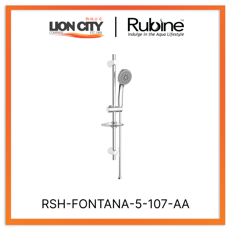 Rubine 5F Handshower RSH-FONTANA-5-107-AA