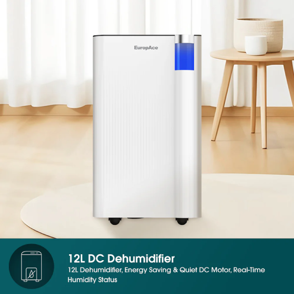 EuropAce EDH3120DDC 12L DC Dehumidifier + Laundry Dryer Lower Noise Level
