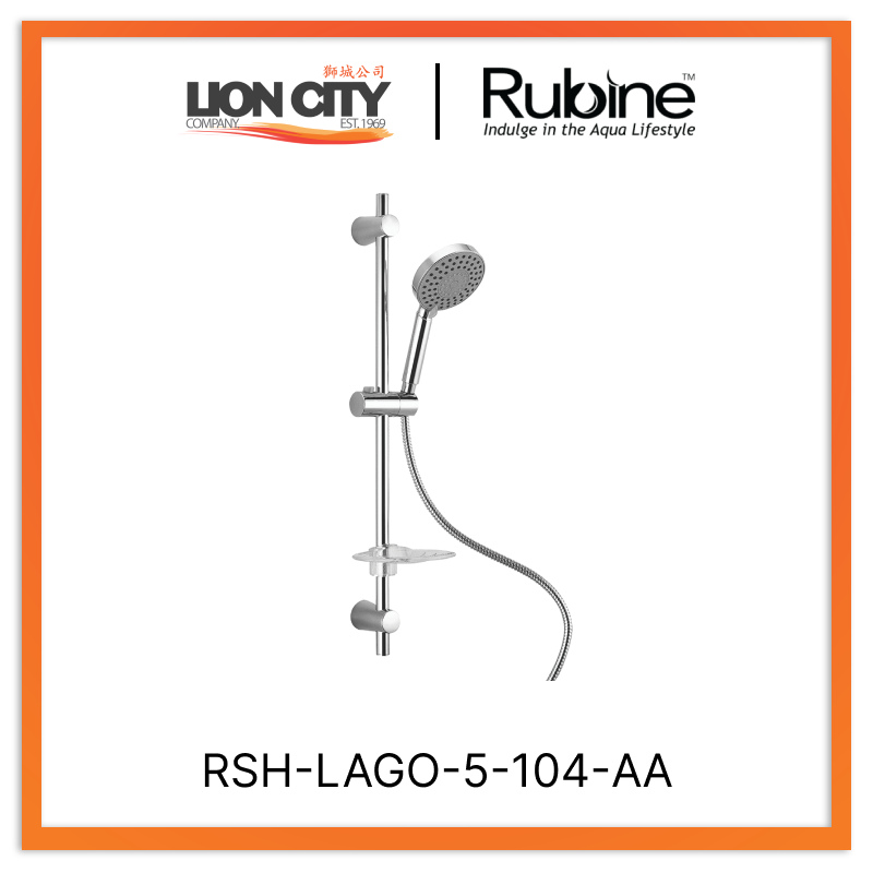 Rubine 5F Handshower RSH-LAGO-5-104-AA