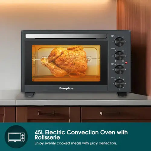 Europace EEO5451DGY 45L Electric Convection Oven with Rotisserie