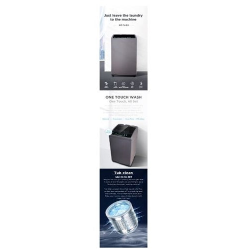 Midea MT860S 8kg Top Load Washing Machine