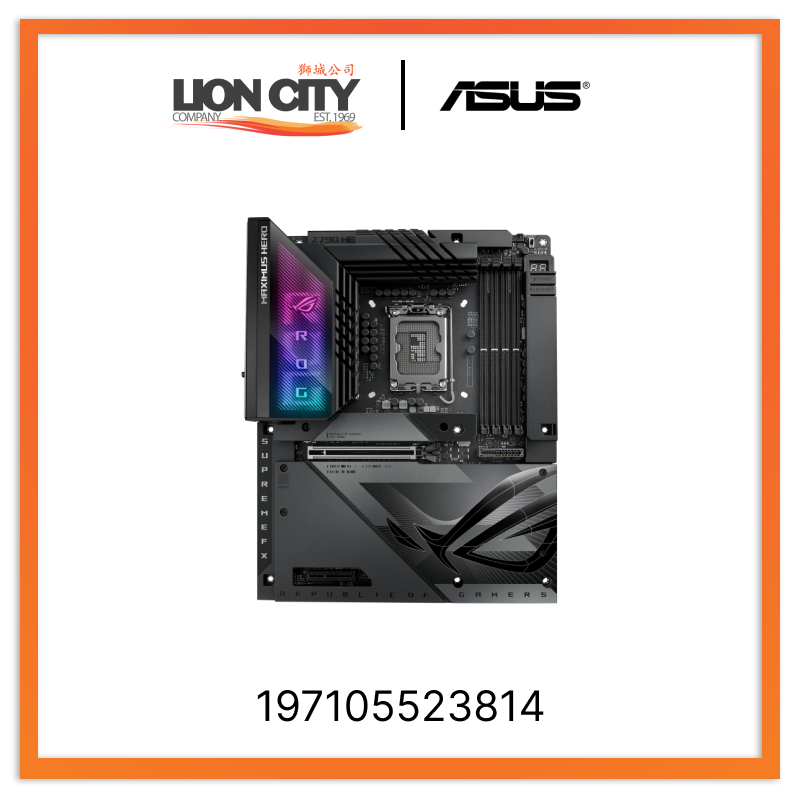 ROG MAXIMUS Z790 HERO BTF 197105523814 Motherboards - Lion City Company