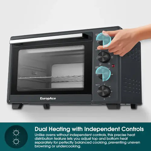 Europace EEO5303DGY 30L Electric Convection Oven with Rotisserie