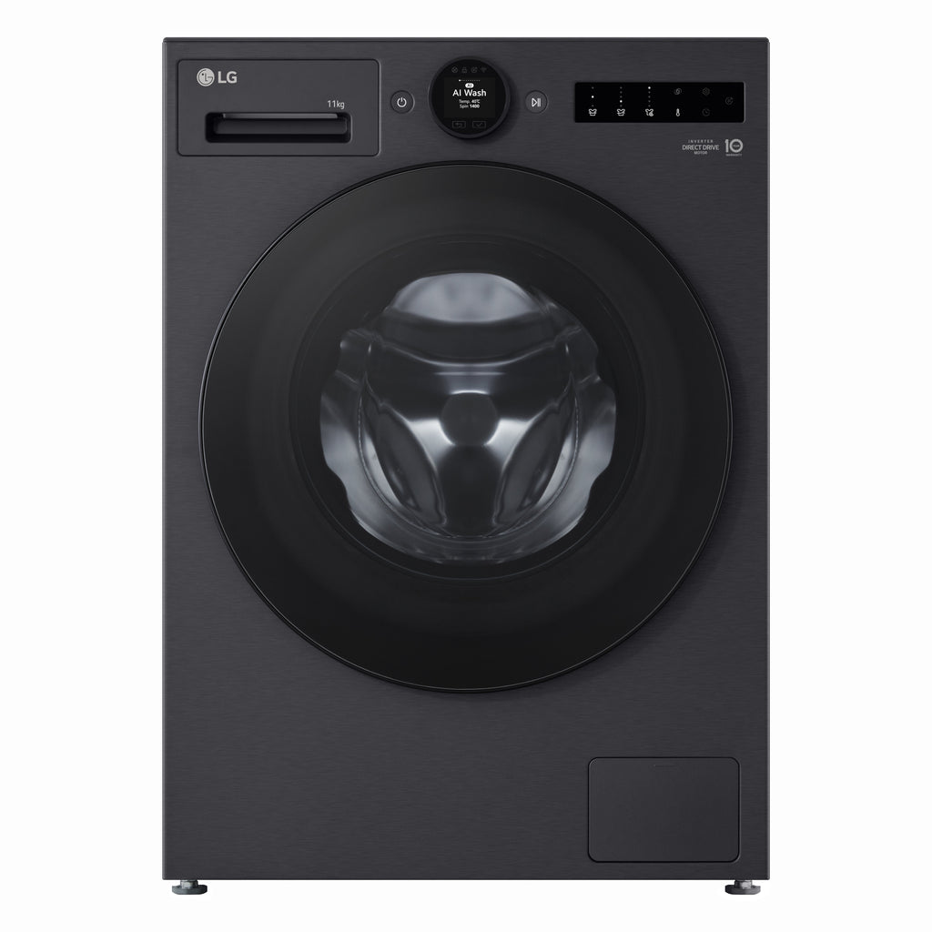 LG FX1411S3KA 11kg Front Load Washer Matte Black