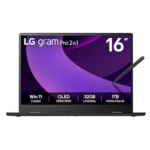 LG 16Z90TR-E.ADB9U1 Gram Pro 16 Inch, Thin and Lightweight Laptop, Windows 11 Home, Intel® Evo™ Edition - Intel® Core™ Ultra 9