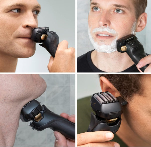 Panasonic ES-LV97-K751 Multi-Flex 5-Blade Rechargeable Shaver with Auto Cleaning System