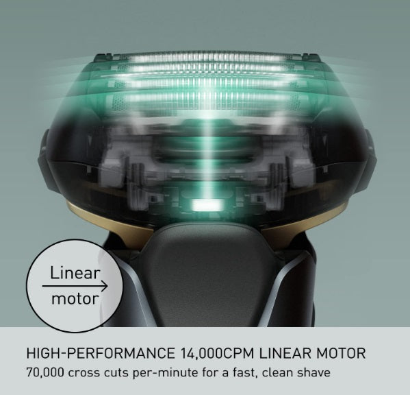 Panasonic ES-LV97-K751 Multi-Flex 5-Blade Rechargeable Shaver with Auto Cleaning System