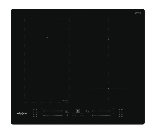 Whirlpool WL S7960 NE i100 60cm 4 Zone Built-in Induction Hob