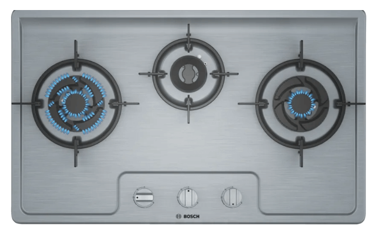 Bosch PMD83D51AF Series 4 Gas hob Stainless steel