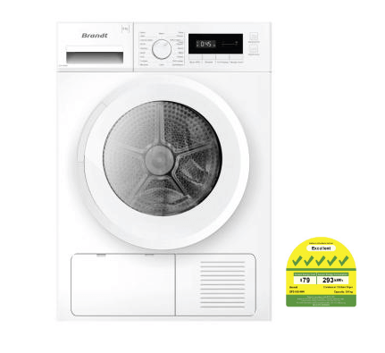 Brandt DFB183HWA Front Load Dryer - White