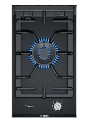 Bosch PRA3A6B70K Series 8 Domino gas hob 30 cm Ceramic, Black+Bosch PRB3A6B70K Series 8 Domino gas hob 30 cm Ceramic, Black